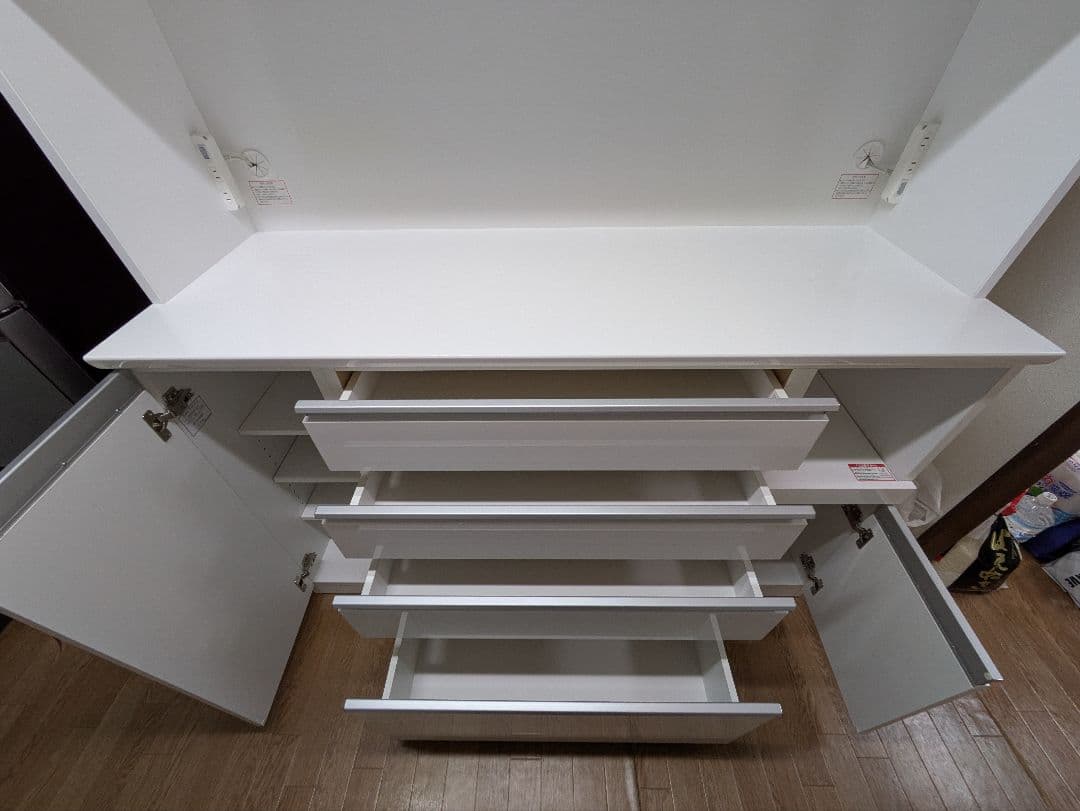 【送料込】ニトリ　幅150cm 食器棚