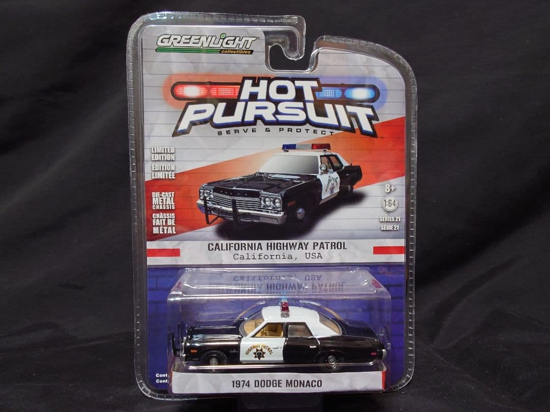 GREENLIGHTHOT PURSUIT アメリカパトカーミニカー4台セット