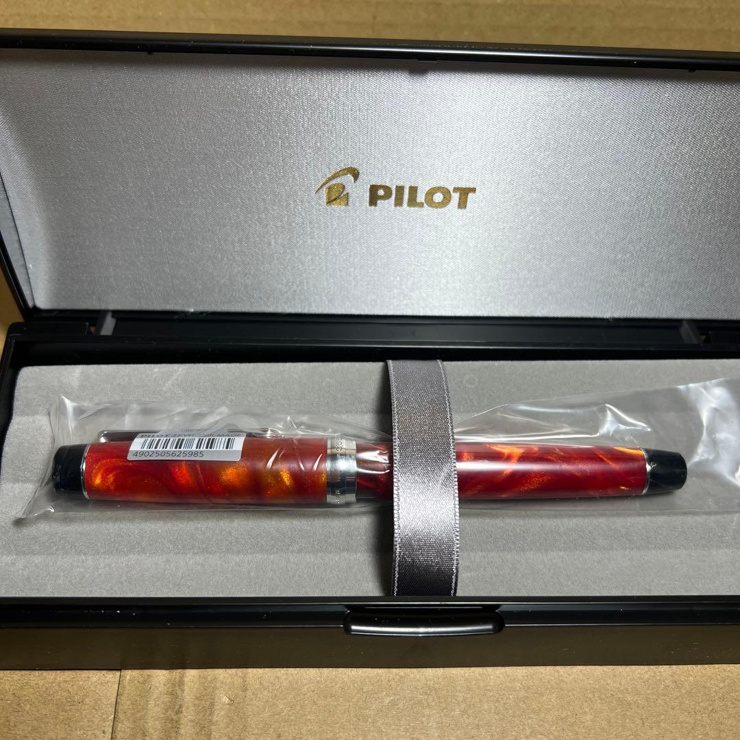 PILOT 万年筆 マンネンヒツカスタムヘリテイジマーブルオレンジ