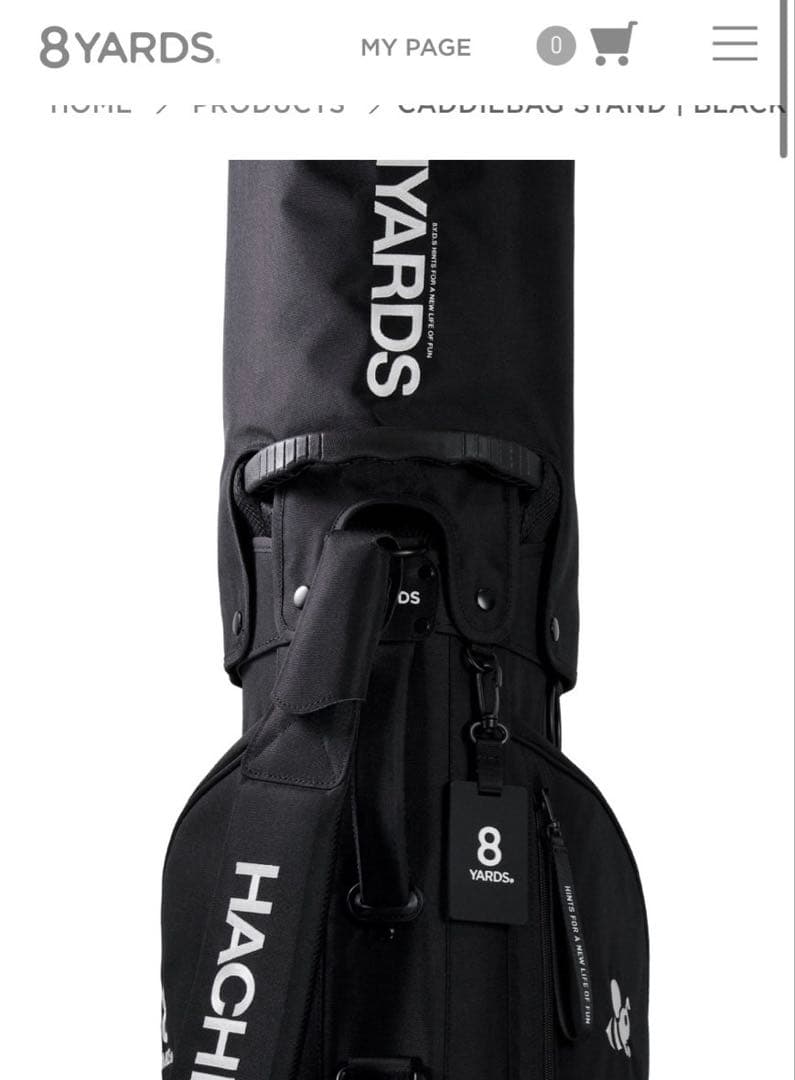 ホン8YARDS キャディーバッグ　カバーなし