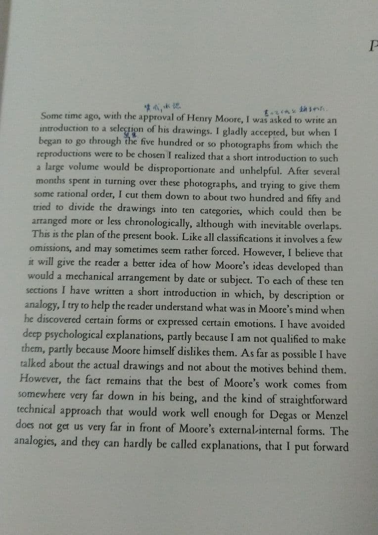 洋書 ヘンリー・ムーア ドローイング Henry Moore Drawings