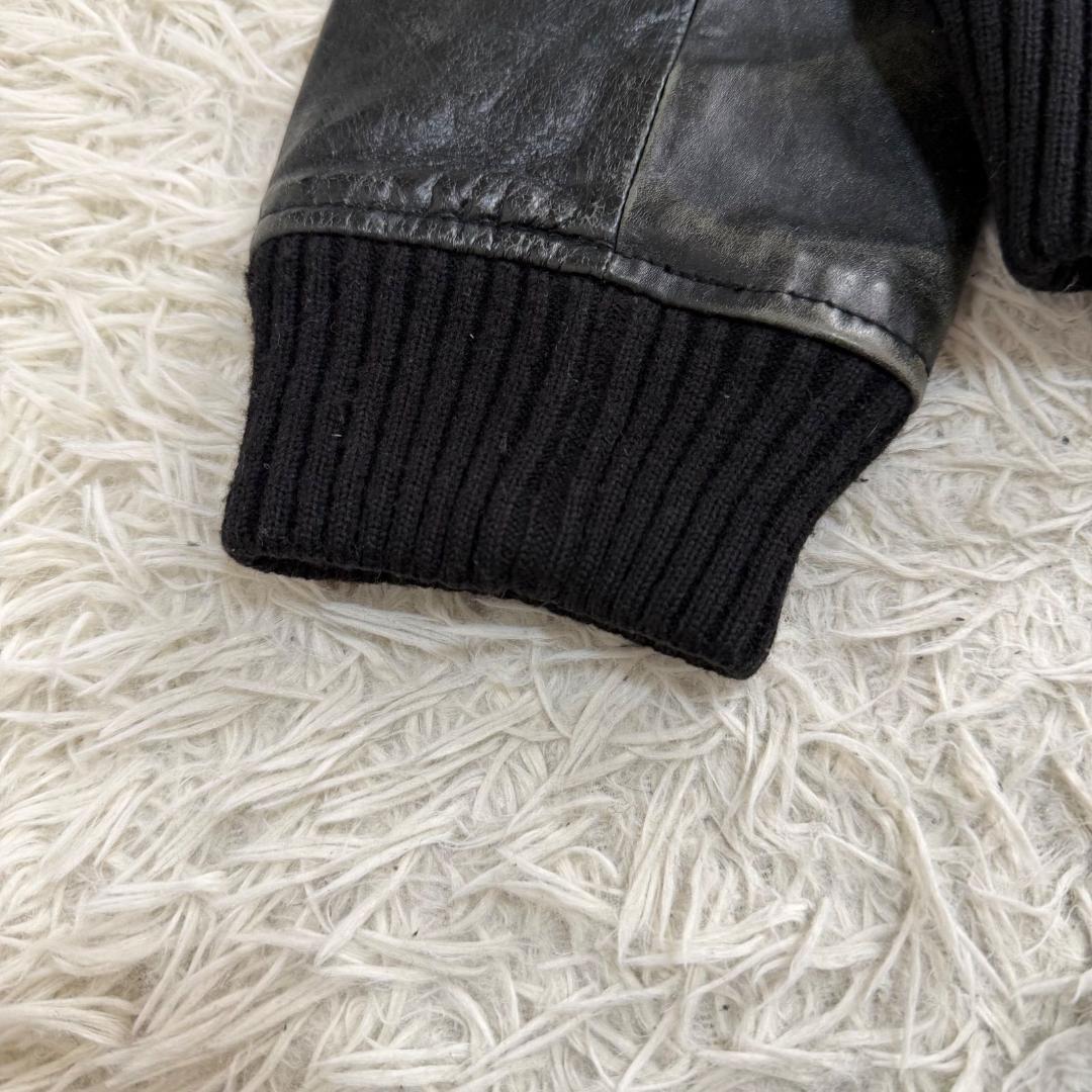 16961✨アヴィレックス XL ホースハイド ミリタリー レザージャケット