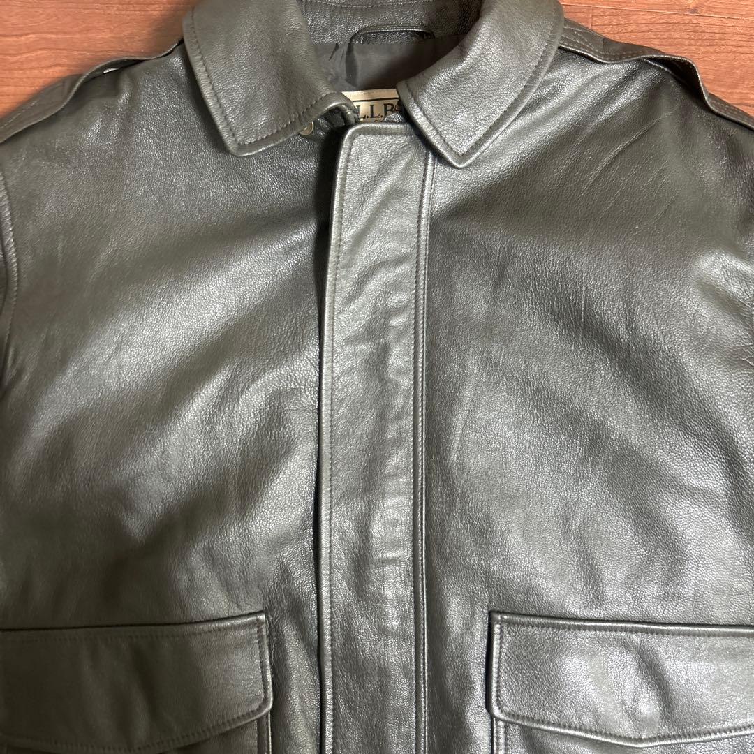 90s エルエルビーン A2 フライト レザージャケット