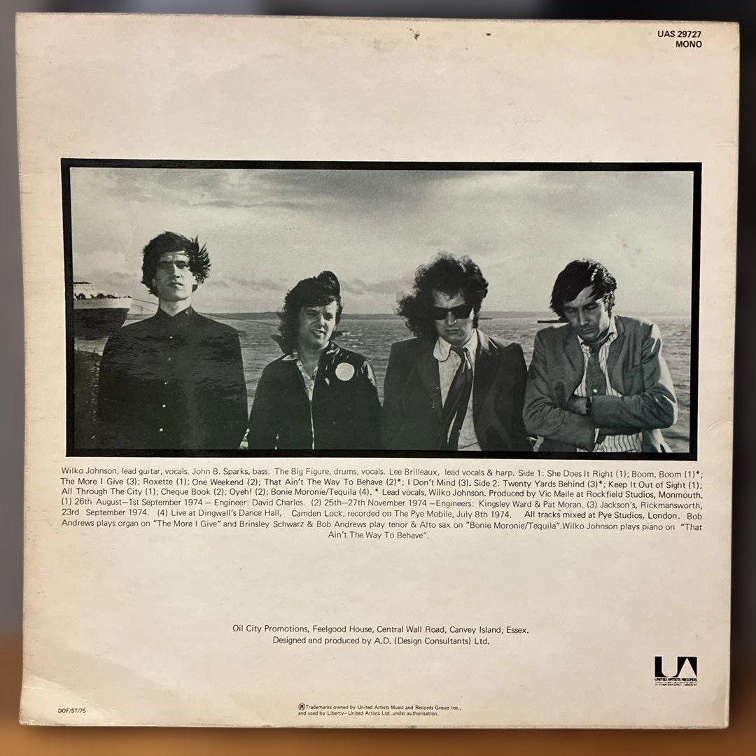 Dr. Feelgood / Down By The Jetty uk盤LP