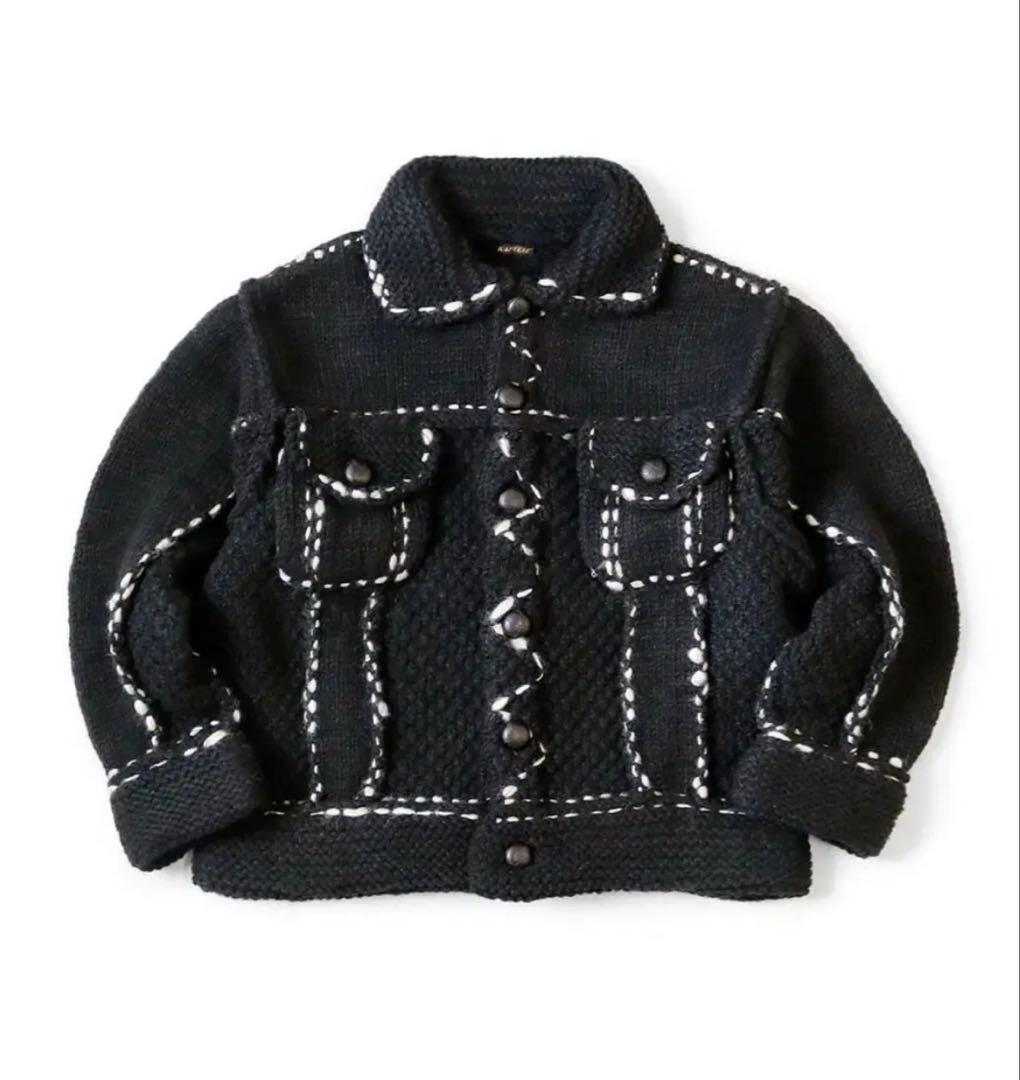 タグ付き未使用品 25AW KAPITAL ウールハンドニット カウチンGジャン