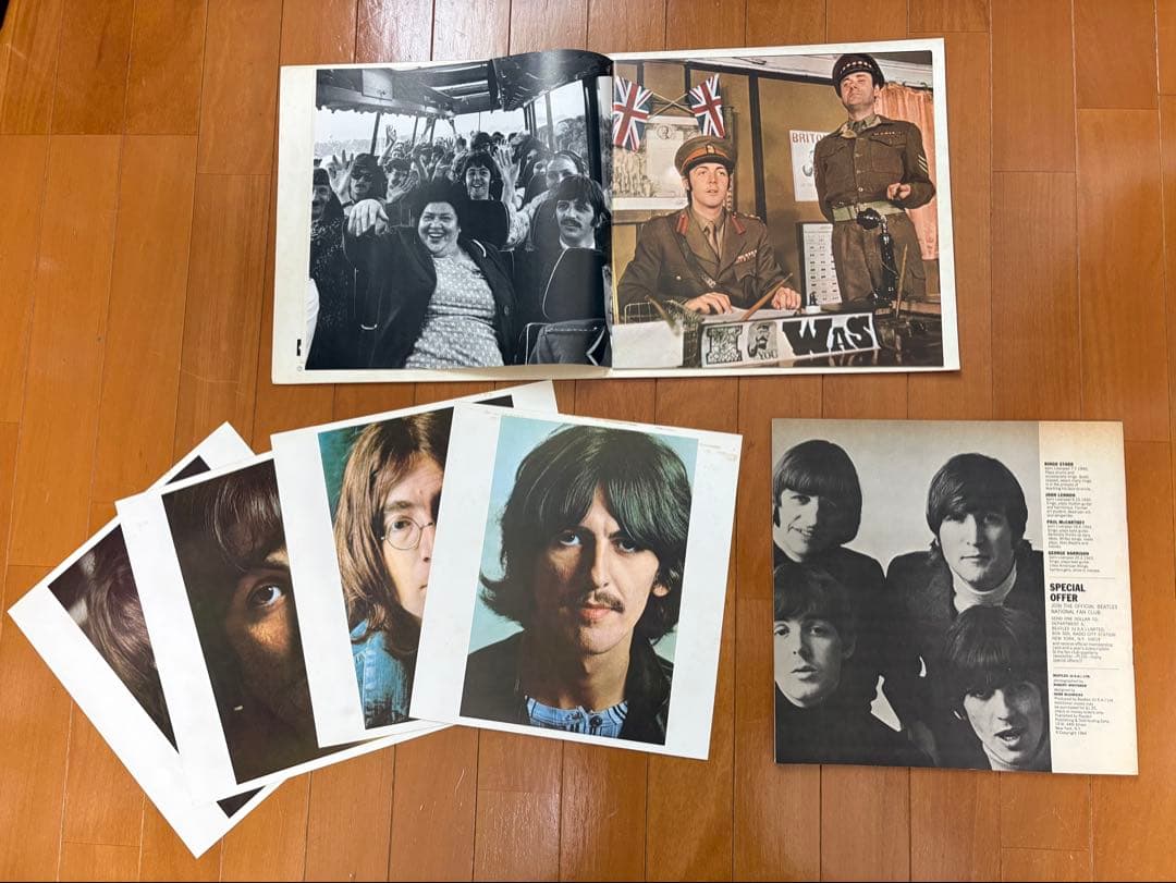 …*様 ビートルズ中期LPレコード4枚(ワンオーナー保存版)+おまけ