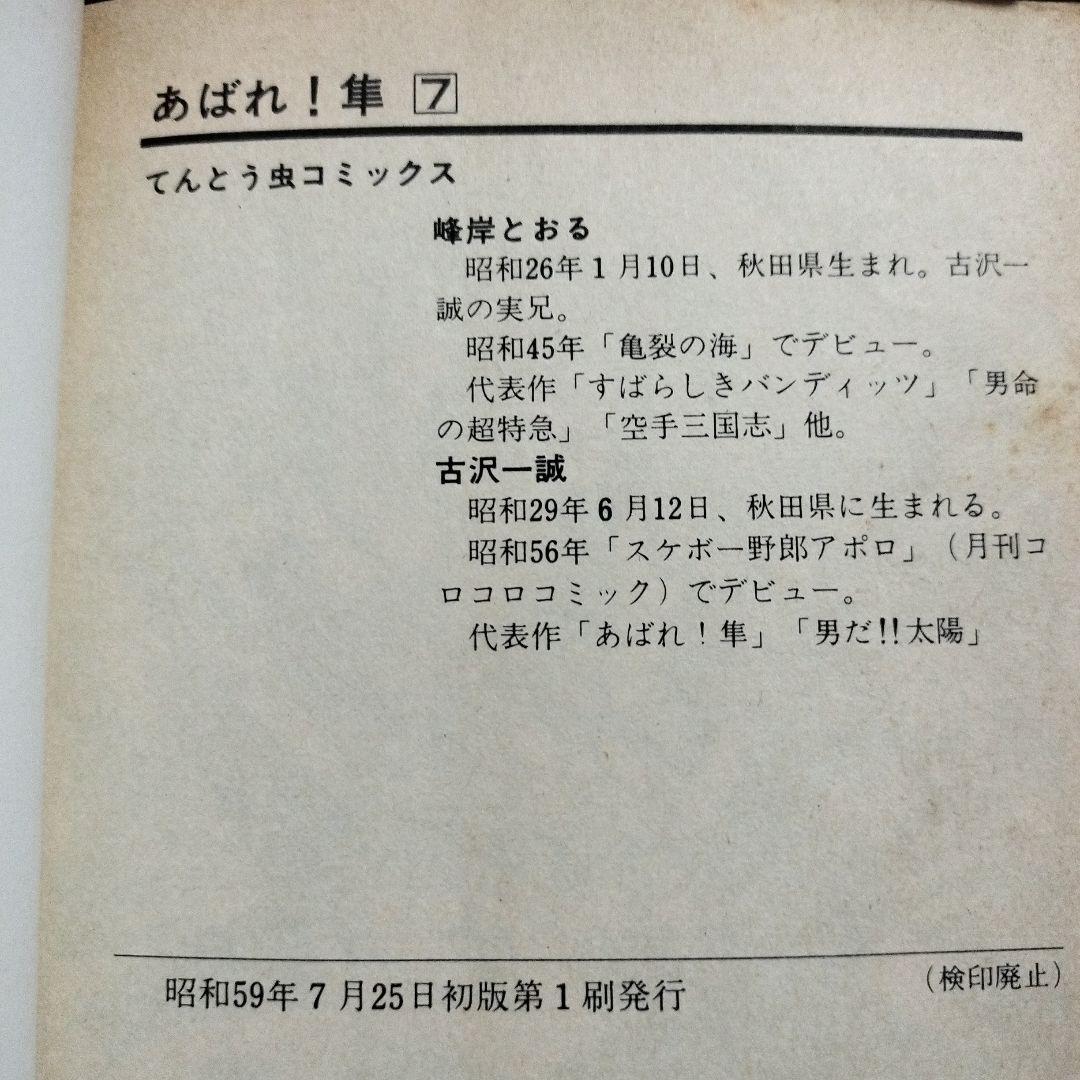 あばれ！隼 全10巻セット（全巻初版）