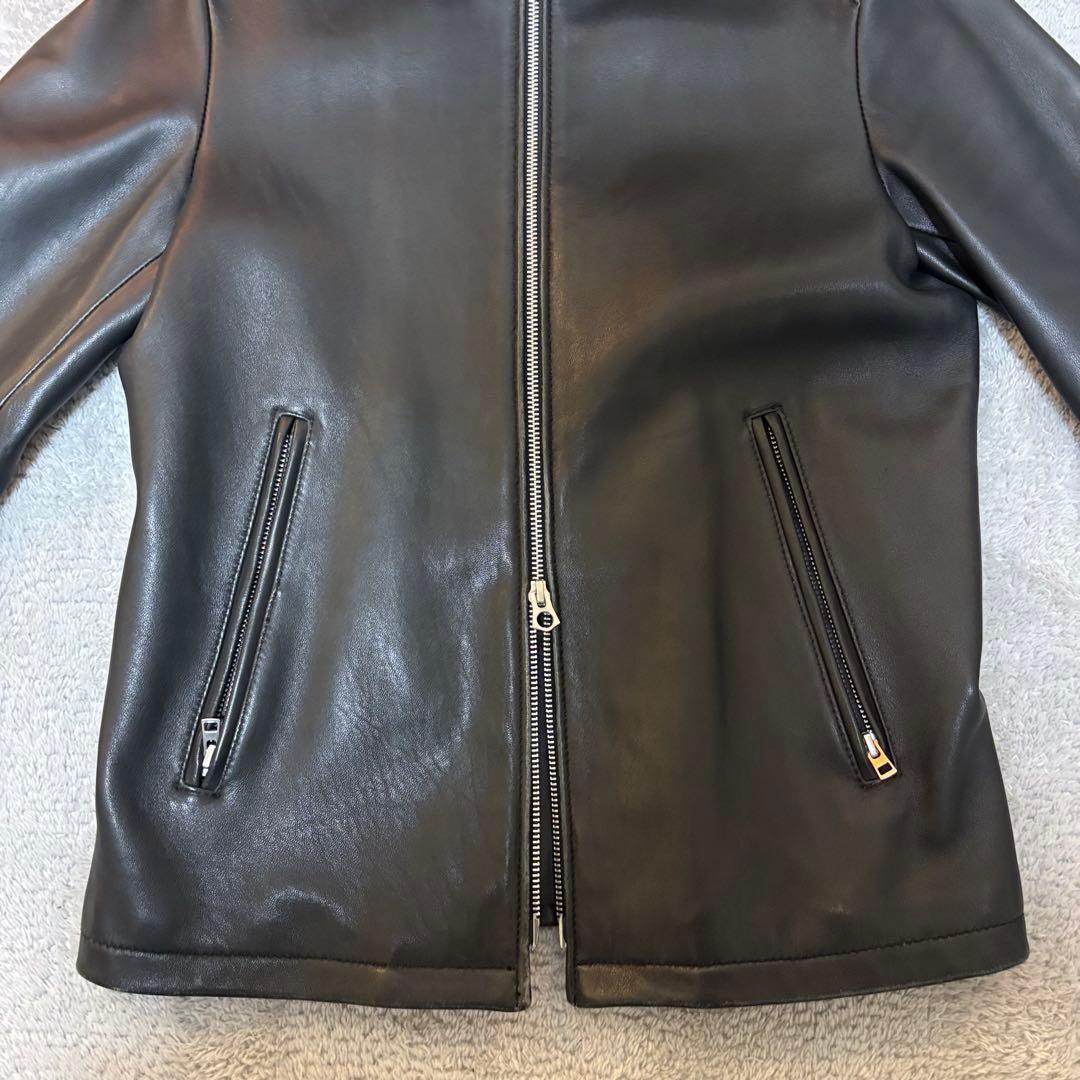 JOURNAL STANDARD シングルライダース 黒 M ダブルジップ