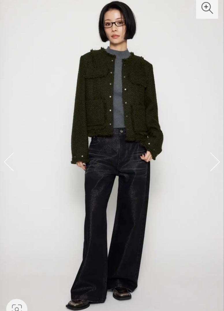 LAGUA GEM COMPACT TWEED JACKET 試着のみ