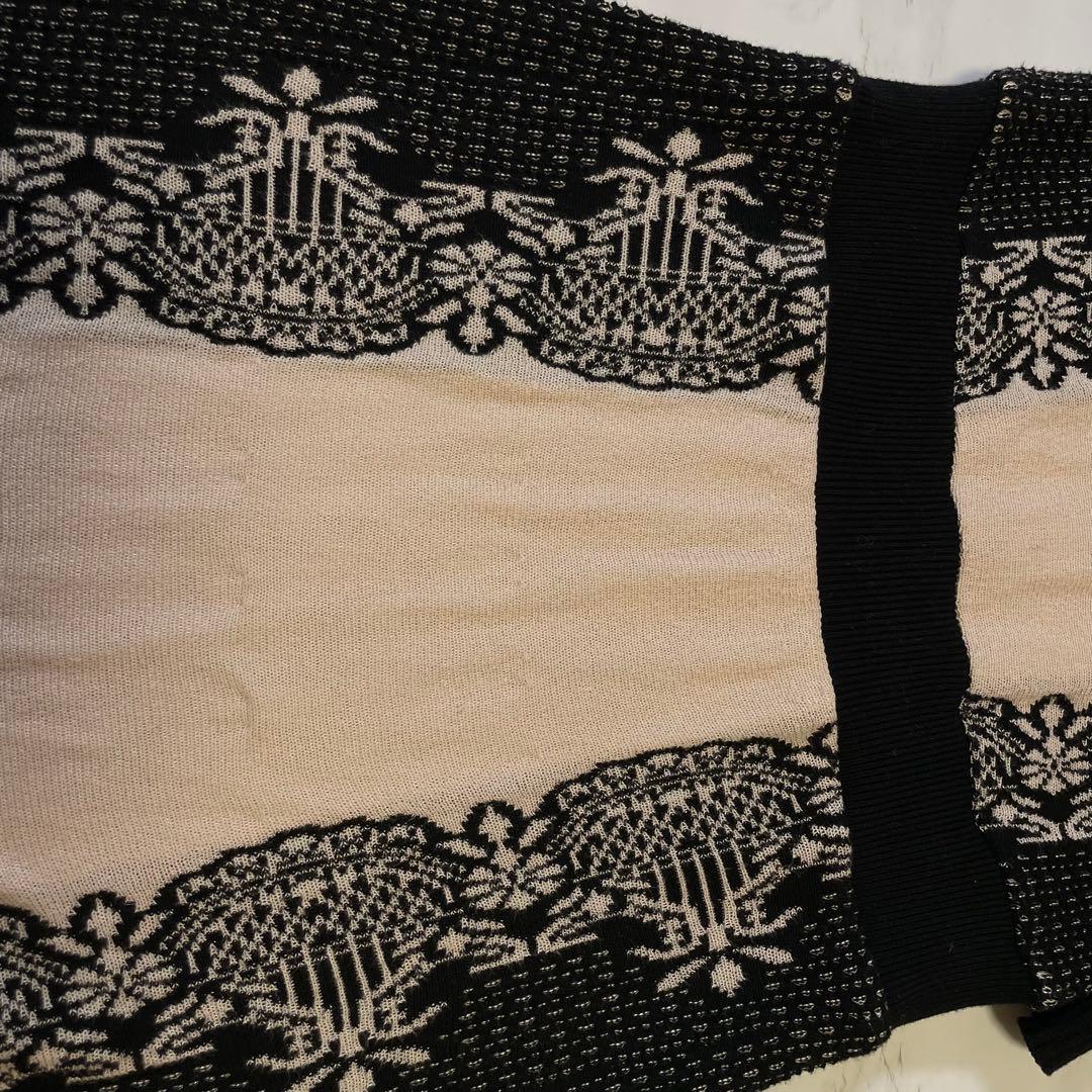 美品☆グレースコンチネンタル☆ニットロングワンピース☆S