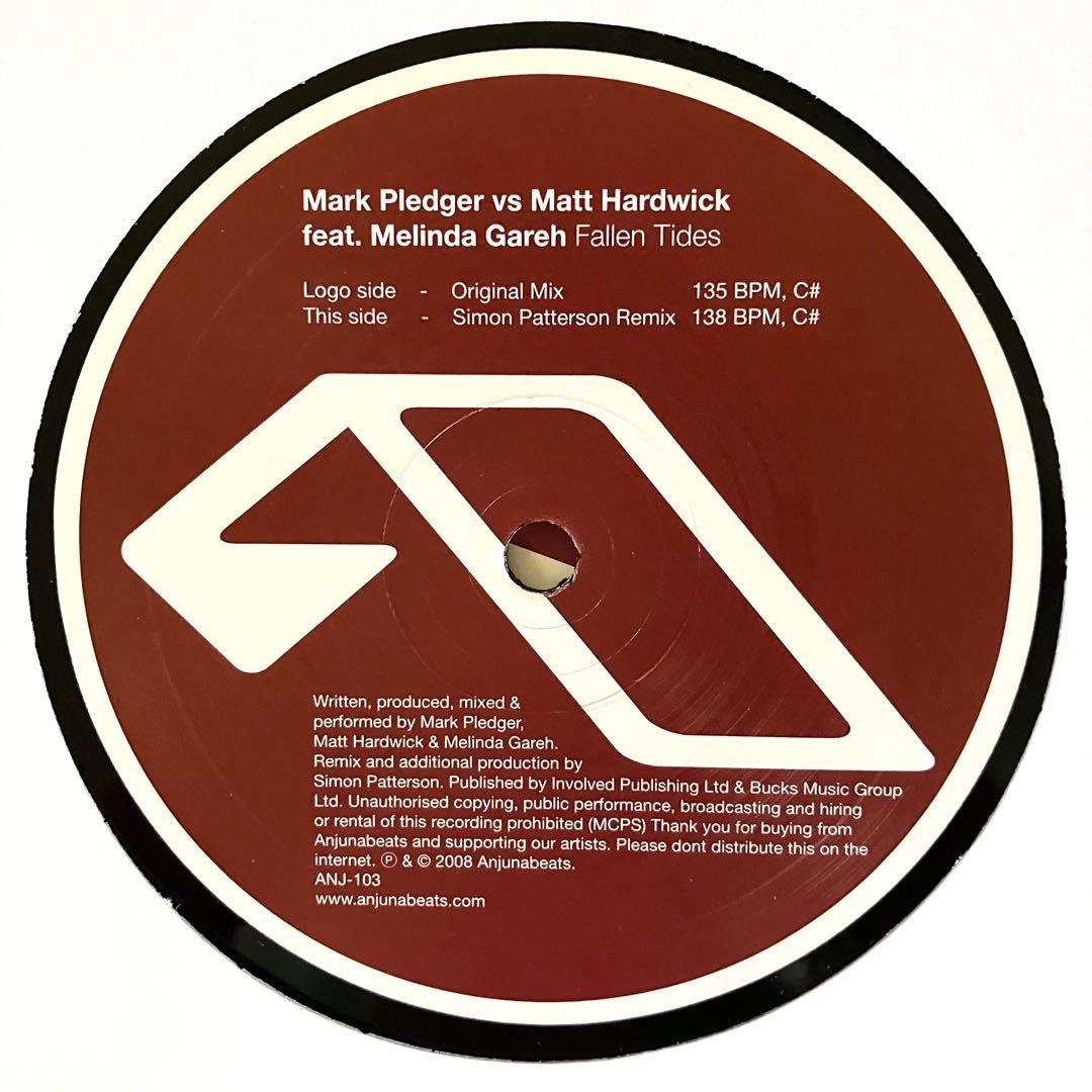 洋楽 Fallen Tides 12\"Vinyl ANJUNABEATS TRANCE