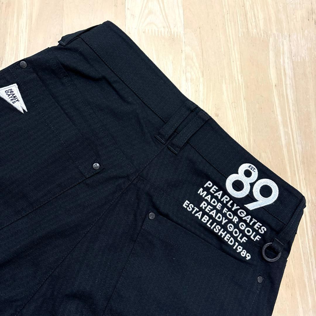 パーリーゲイツ☆美品 接触冷感 C/Pe BIG ドビー ストレッチ パンツ