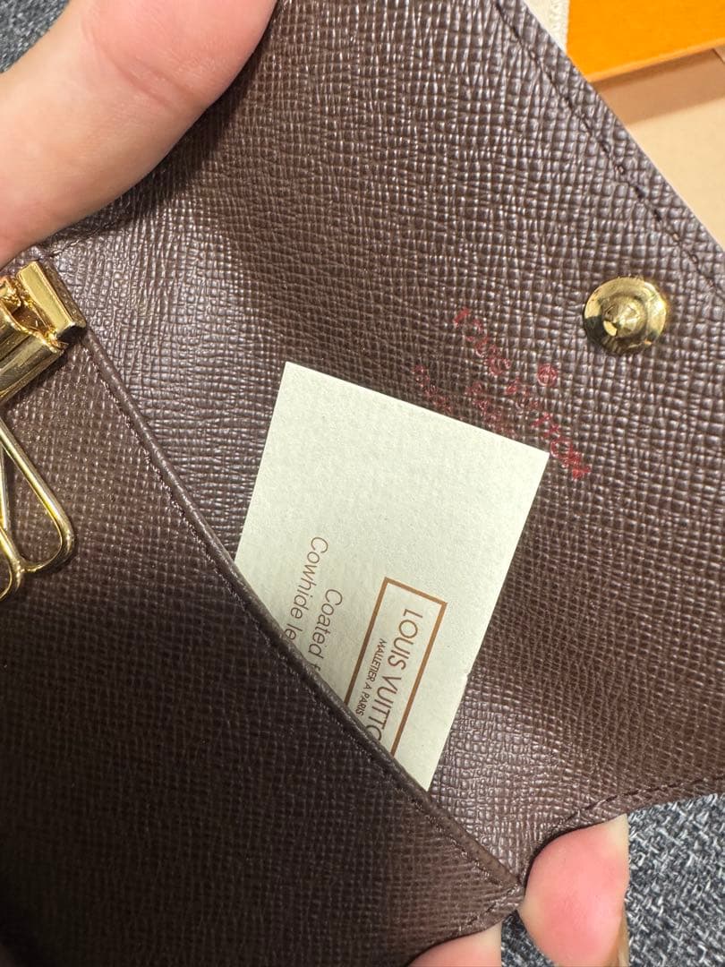 新品✨未使用。LOUIS VUITTON ダミエ レザーキーケース