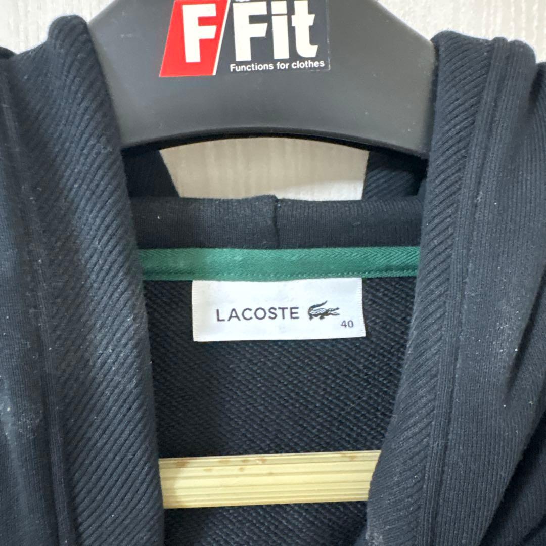 LACOSTE フード付きロングトレーナー　40