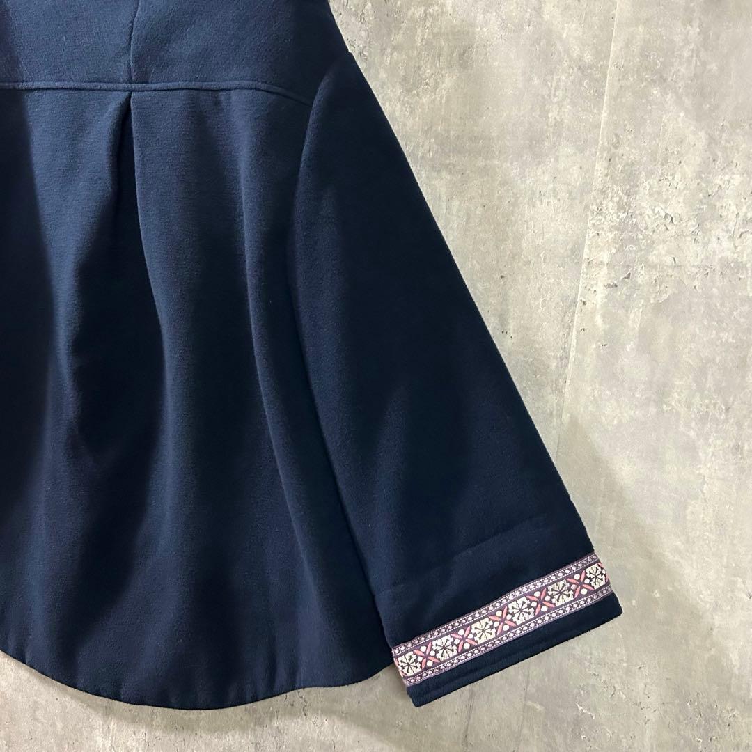 希少 北欧柄袖◎FJALLRAVEN 上質ウール調ジャケット S 美品