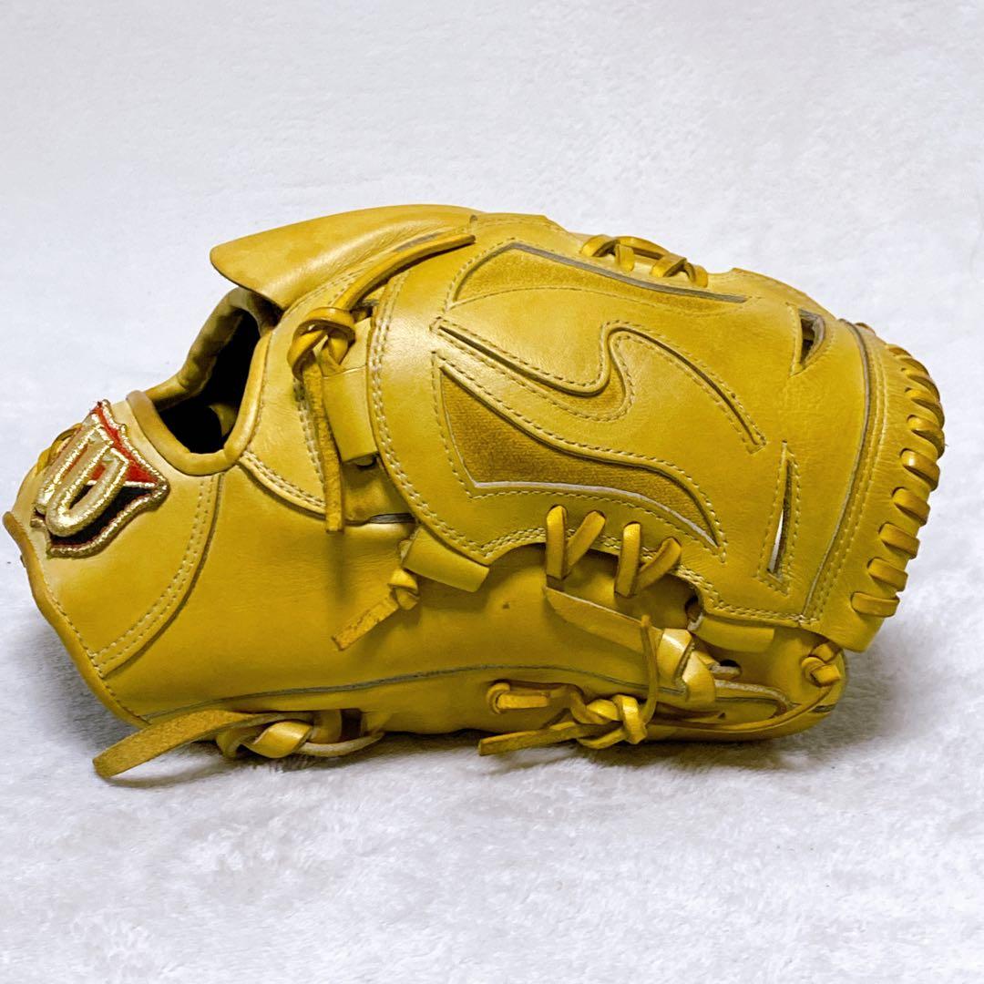 Wilson staff ウィルソンスタッフ　投手用硬式グローブ　イエロー　袋付