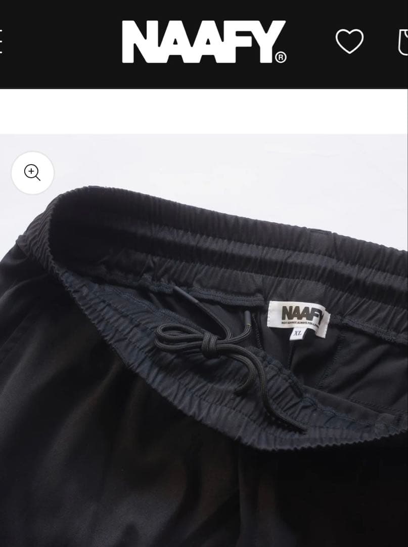NAAFY PISTE/JOGGER PANTセット　L ブラック