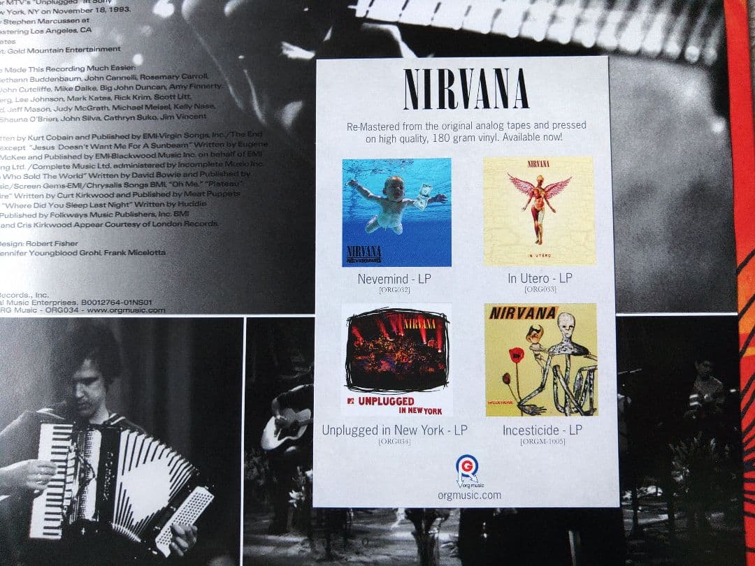 Nirvana ニルヴァーナ LPレコード　2枚