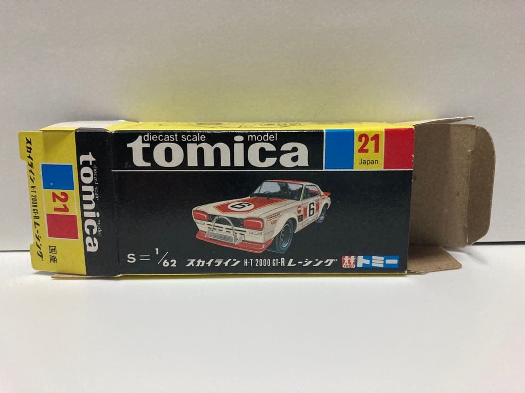 トミカ　日本製　ニッサンスカイラインレーシング 1Eホイール　黒箱