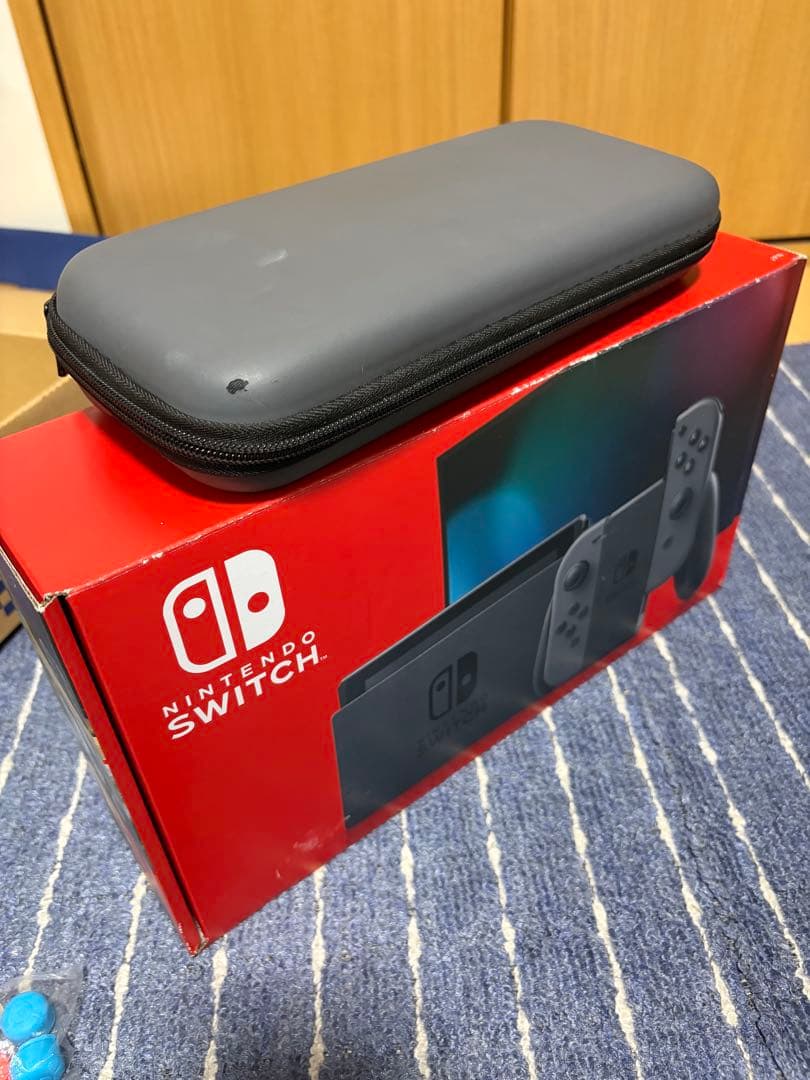 Nintendo Switch 本体 バッテリー強化型 グレー 完品 箱あり