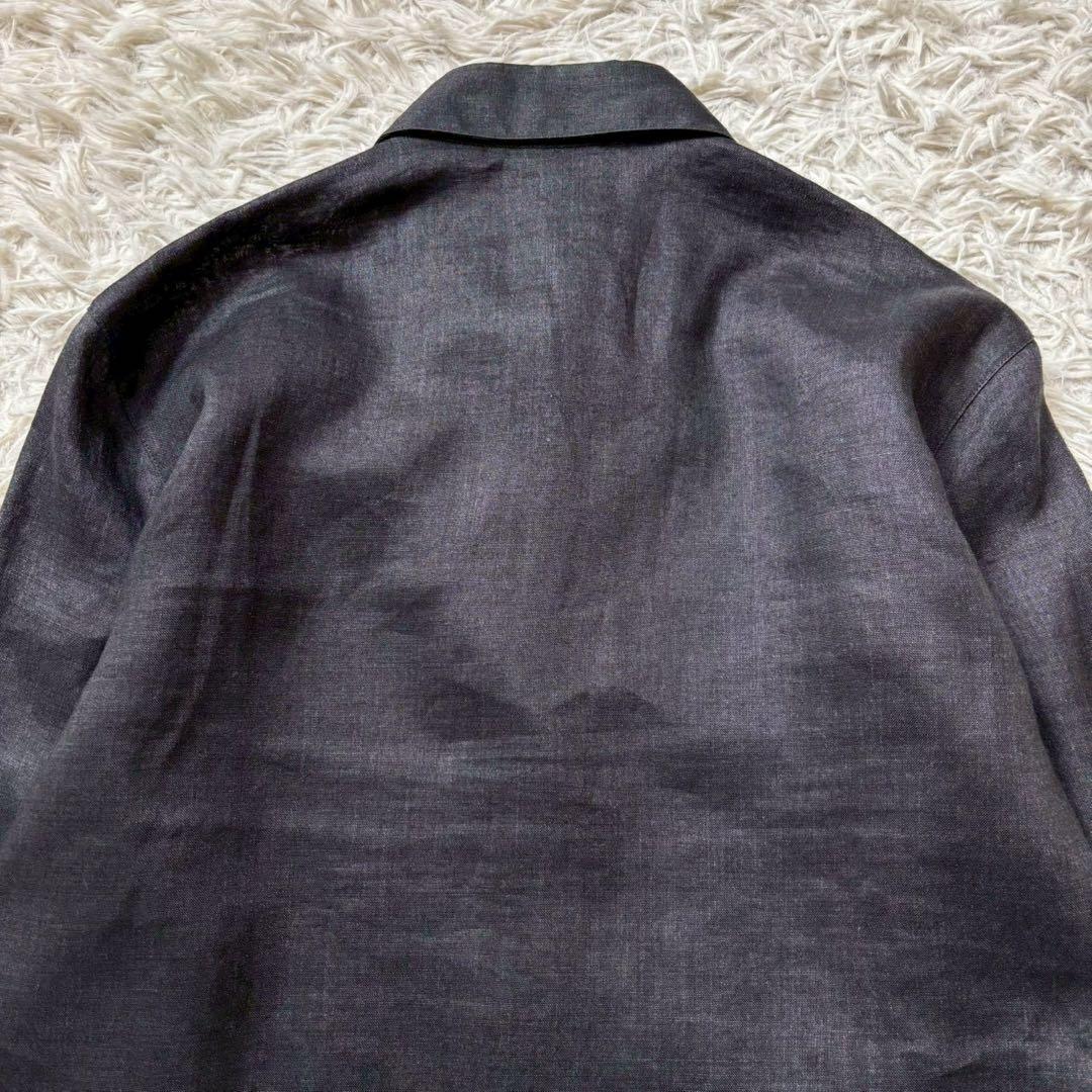 ARMANI COLLEZIONI 長袖ブラウス シャツ 42 グレー