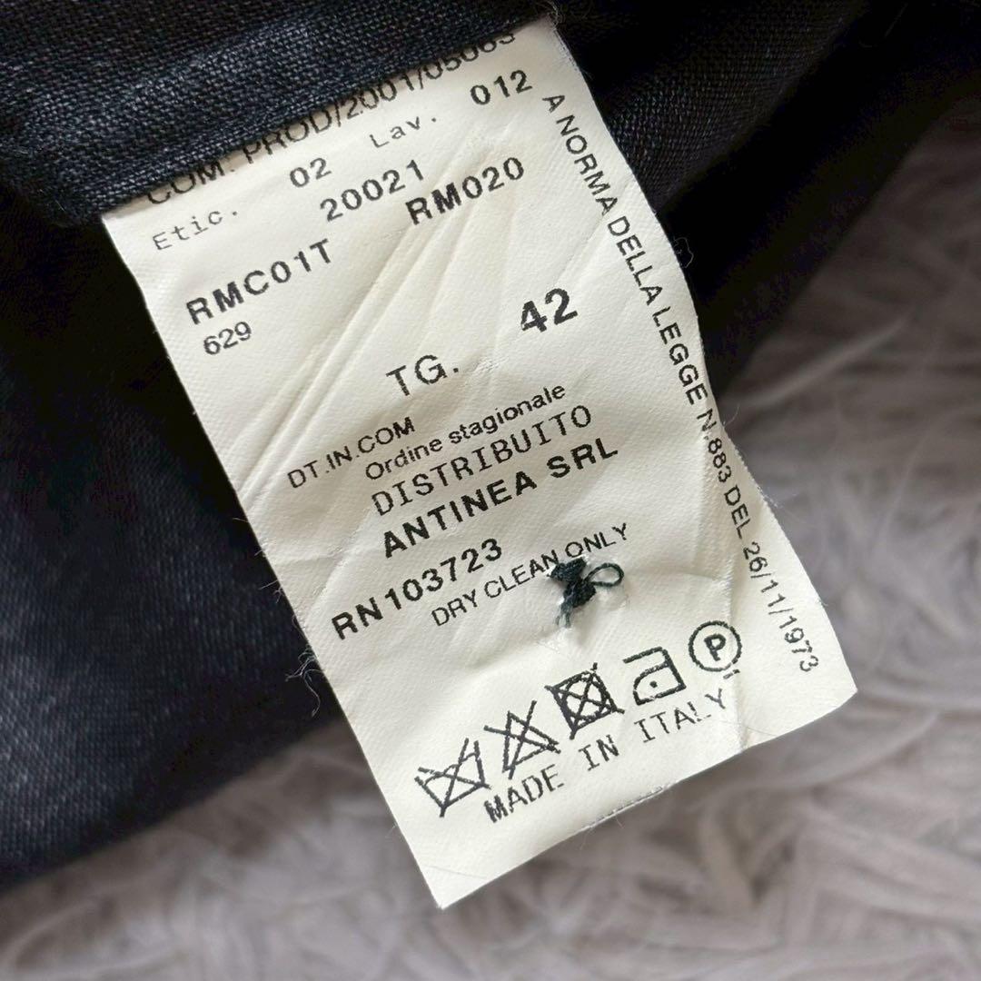 ARMANI COLLEZIONI 長袖ブラウス シャツ 42 グレー