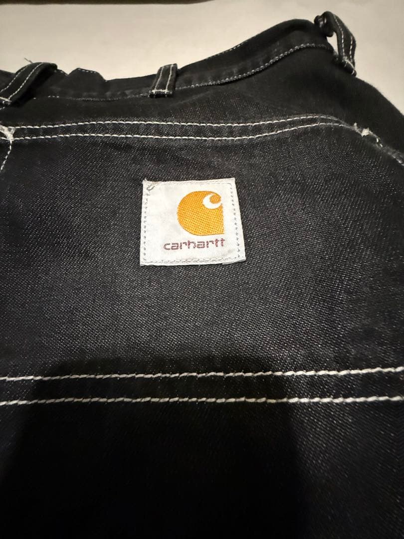 Carhartt ブラック ストレートカットパンツ 34/32 インチ