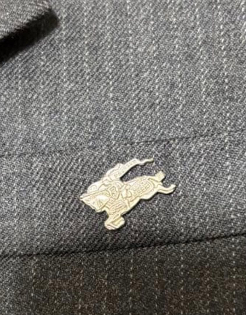 バーバリー BURBERRY ピンバッジ ホースロゴ シルバー