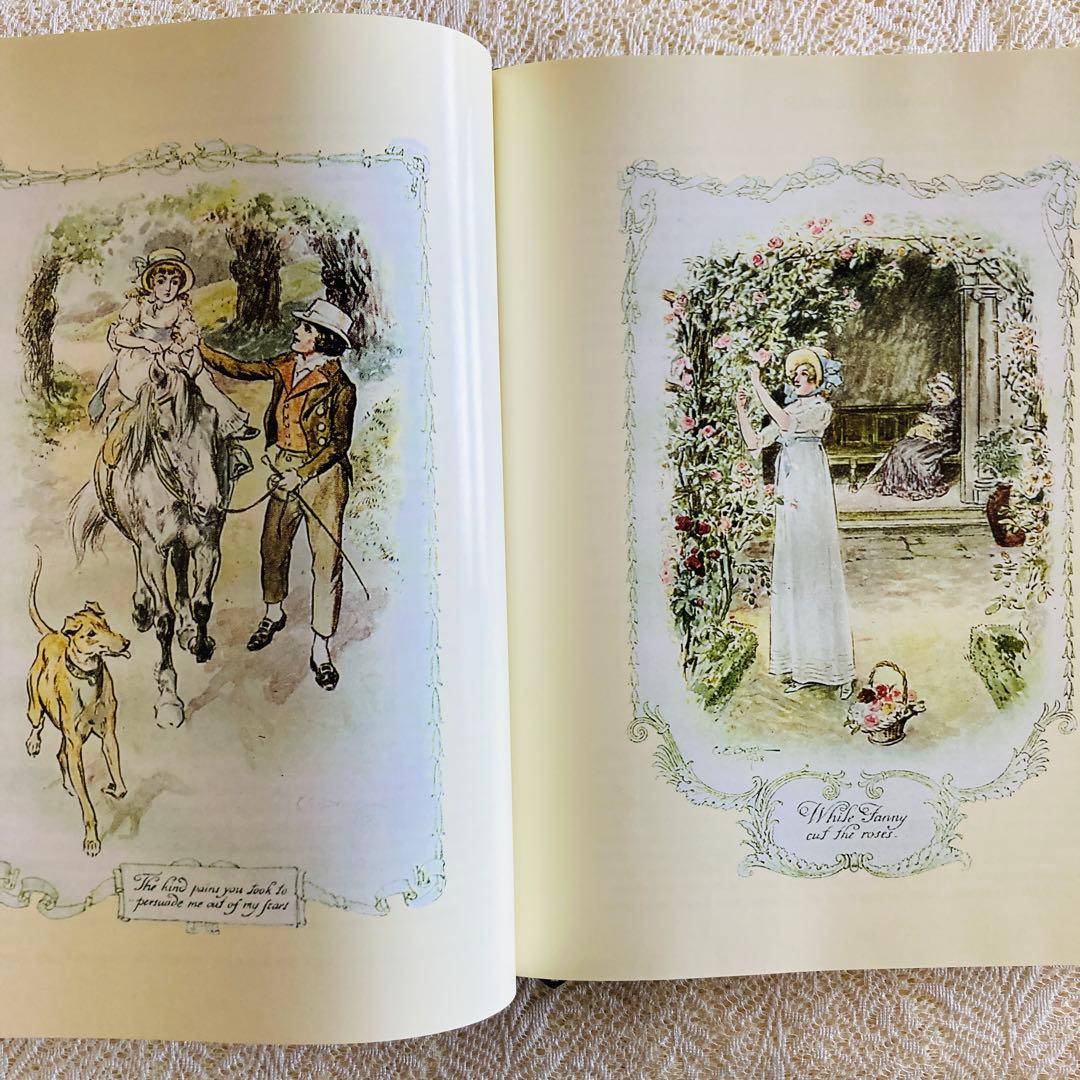 洋書　古書　ジェイン・オースティン作品集　豪華な特別限定版♡　大型本