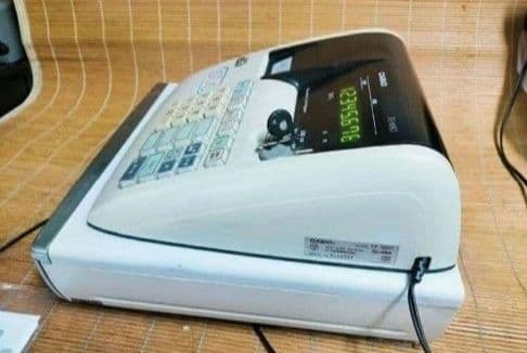 カシオレジスター　TE-M80　中古品　人気機種感熱紙　送料無料　808080