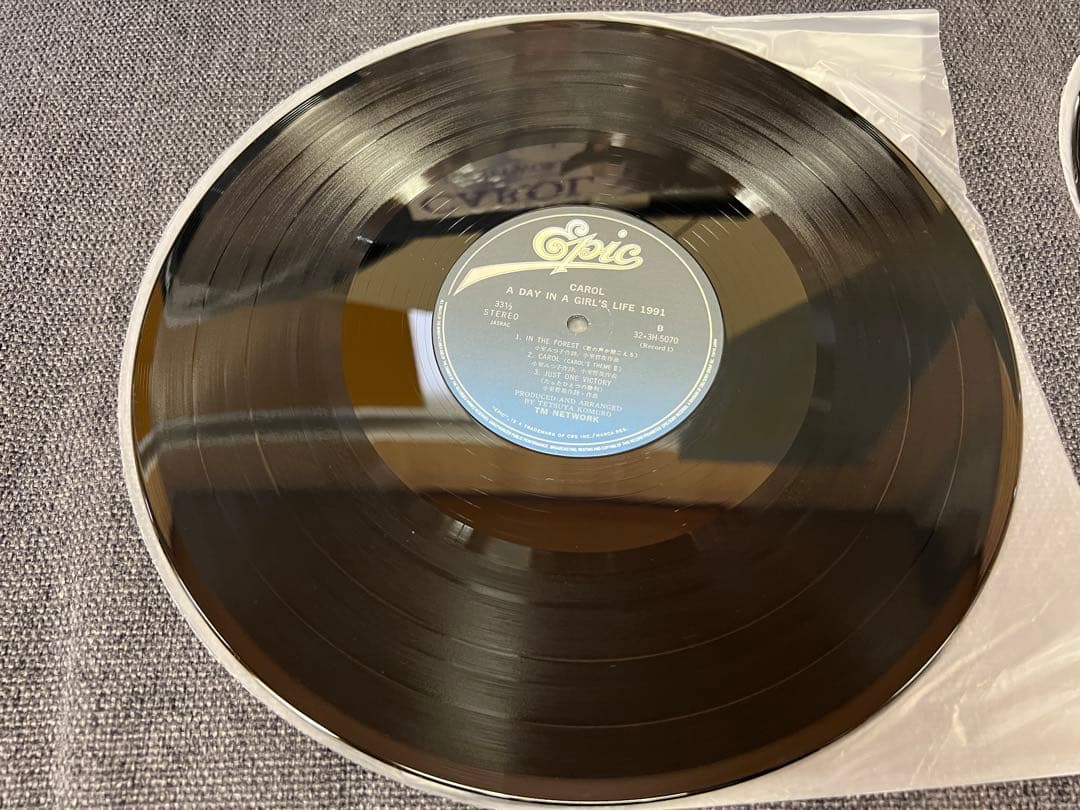 TM NETWORK CAROL 2LP 邦楽レコード 32・3H-5070