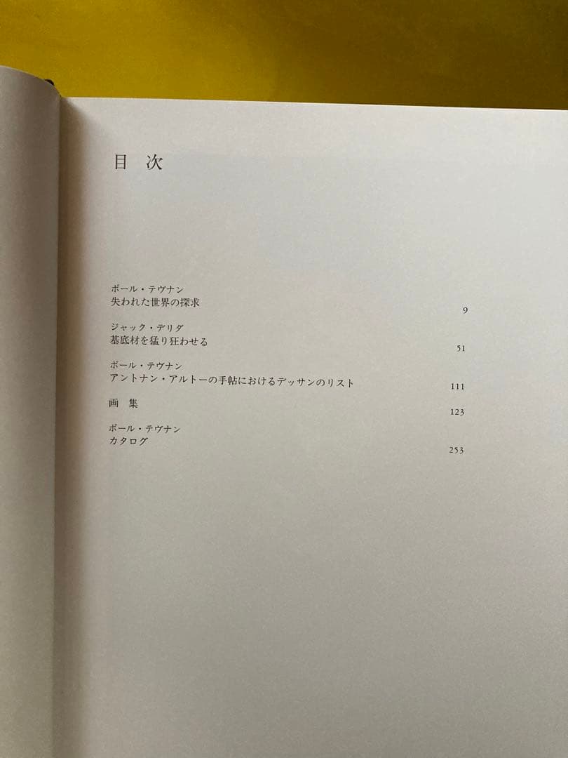 アルトー／デリダ　デッサンと肖像　ポール・テヴナン編　松浦寿輝訳