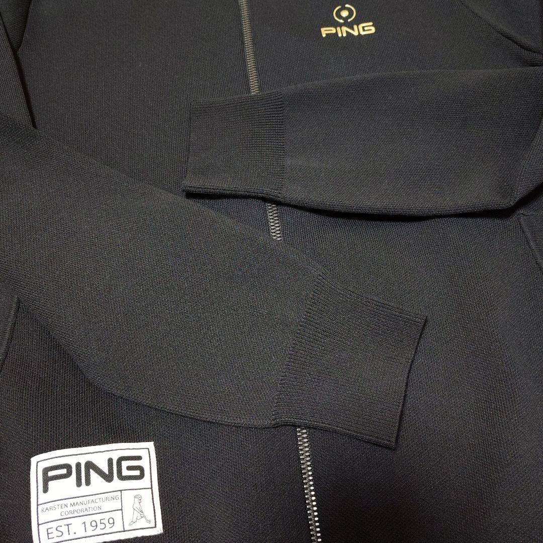 S レディース PING ピン ゴルフ ブルゾン ジャケット ブラック