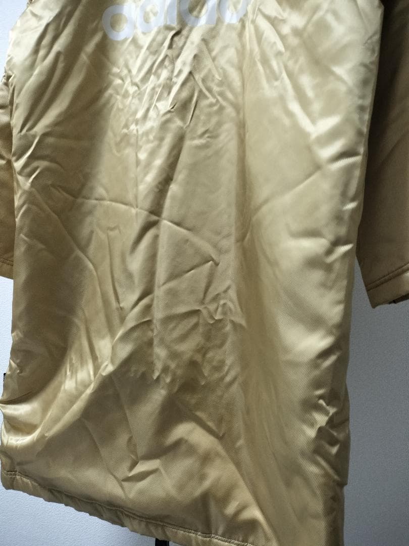 アディダス/90s～00s/ヴィンテージ/ベンチコート/デカロゴ/SIZE XL