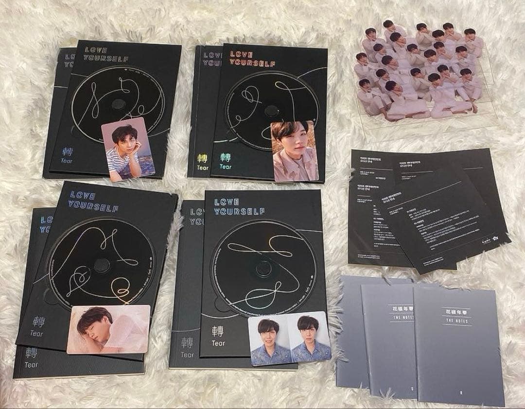 BTS LOVE YOURSELF 轉 TEAR 4形態セット トレカ付き