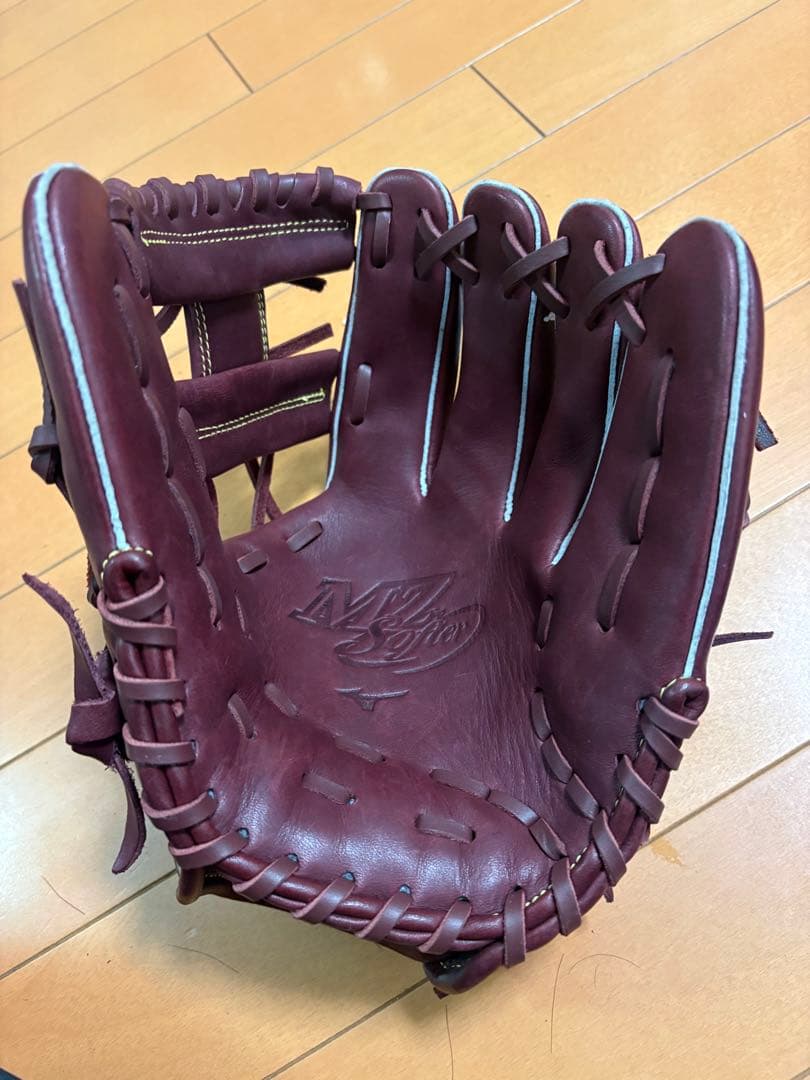 Mizuno ワインレッド グローブ軟式 未使用