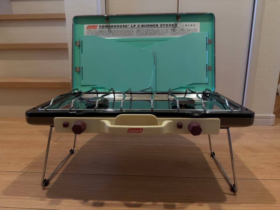 バーベキュー・調理用品 Coleman POWERHOUSE LP 2-BURNER STOVE II