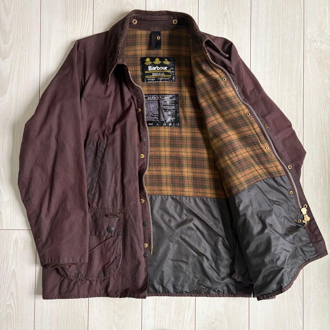 80s~90s BARBOUR BEDALE ビデイル ブラウン