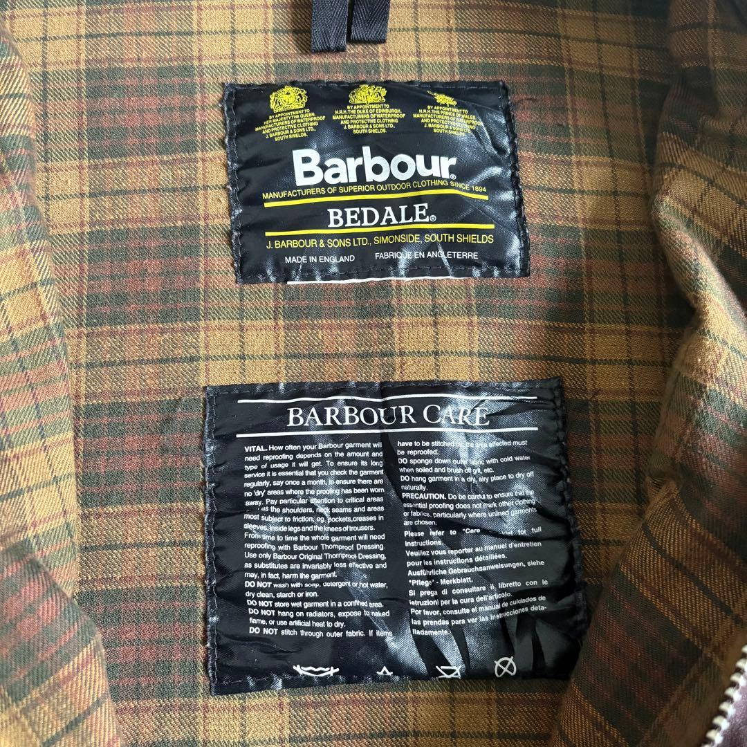 80s~90s BARBOUR BEDALE ビデイル ブラウン