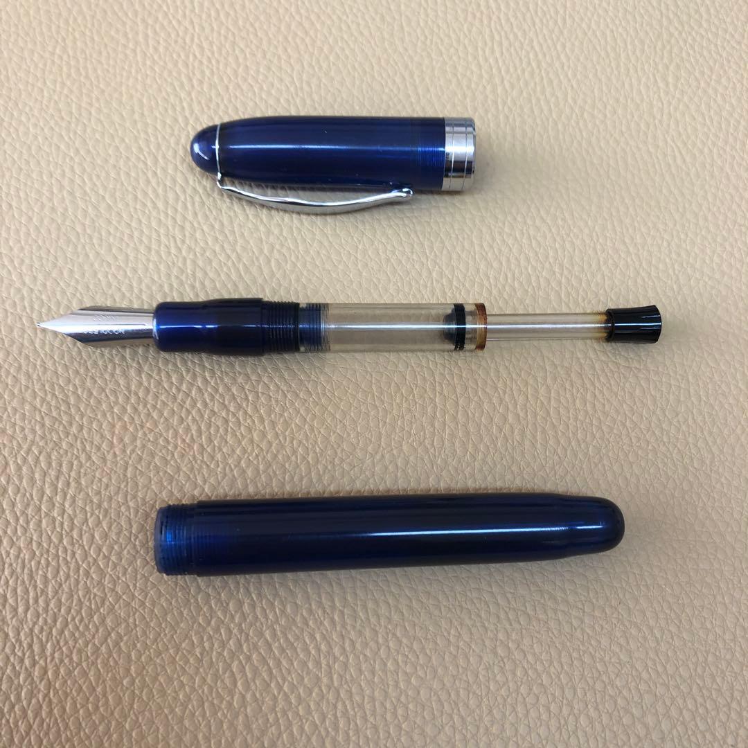 未使用Noodler's 万年筆 AhabフレックスCreaper Cobalt