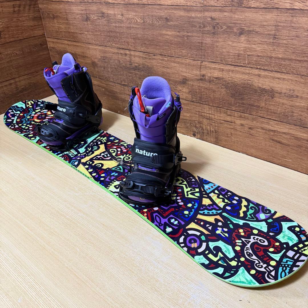 美品　BXB バートン 初心者オススメ　レディース　スノーボード4点140cm