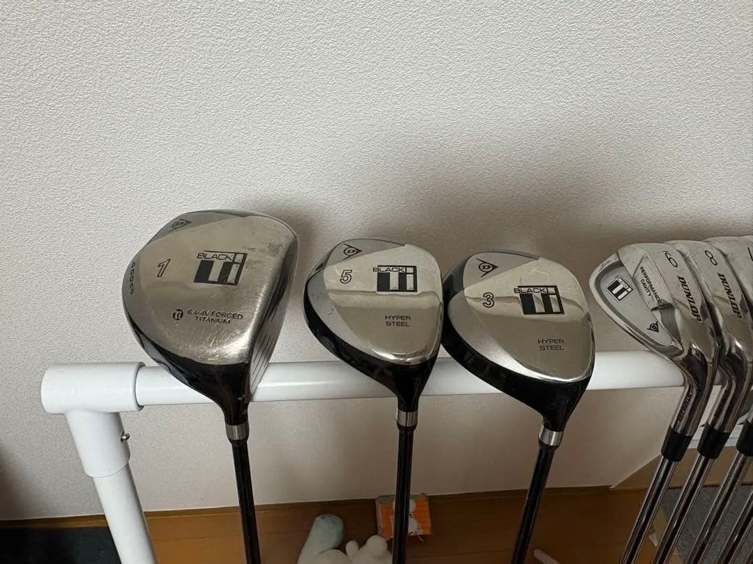 ゴルフクラブセット　ダンロップ　BLACK TI 右利き　初心者セット　オマケ付