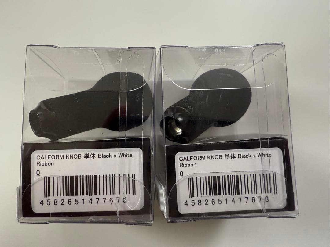 【新品】DRT カルフォームノブ Black × White 2個セット