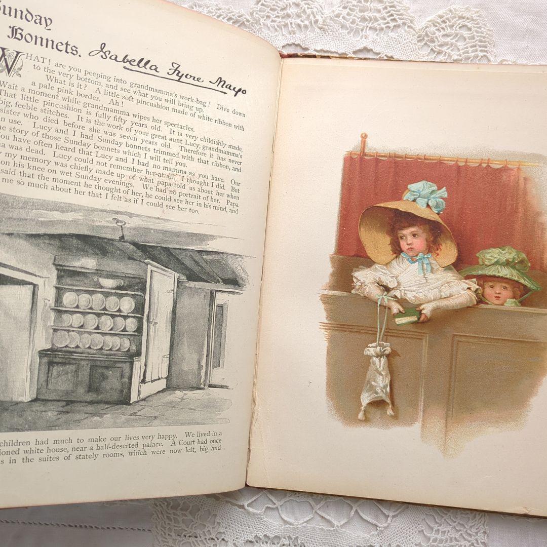 稀少1892アンティーク絵本 初版 洋書 児童書 ヴィクトリアン ヴンテージ