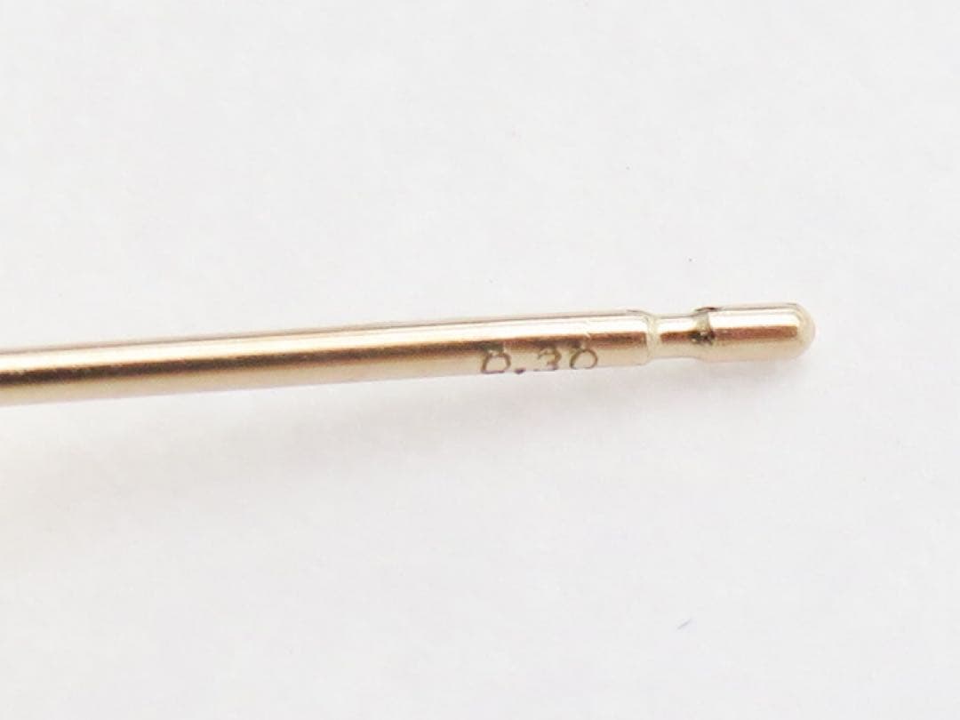 C*T様 本物保証！　K10YG 天然ダイヤモンド0.3ct 片耳ピアス　10金