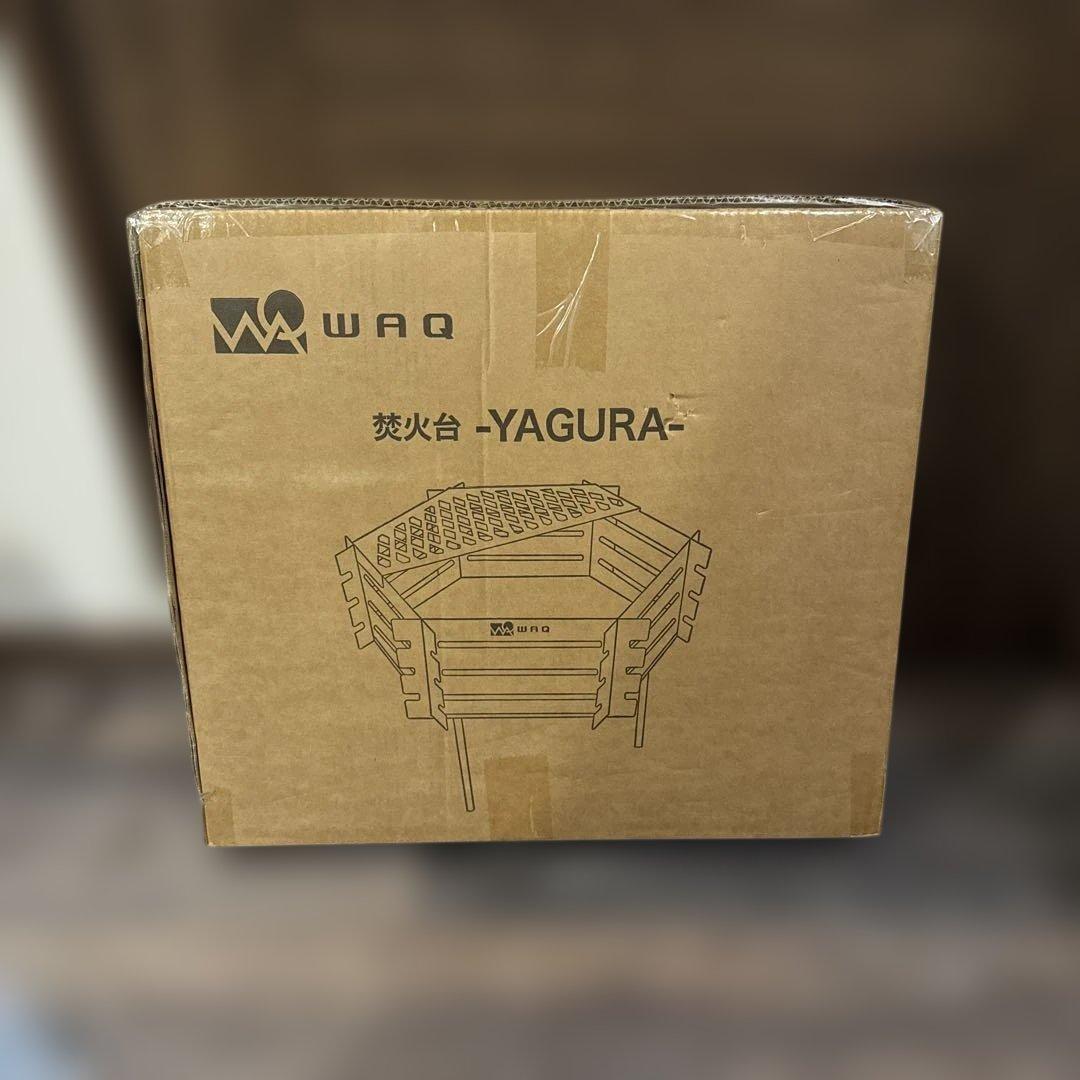 【新品未開封】WAQ 焚き火台 YAGURA アイアン製