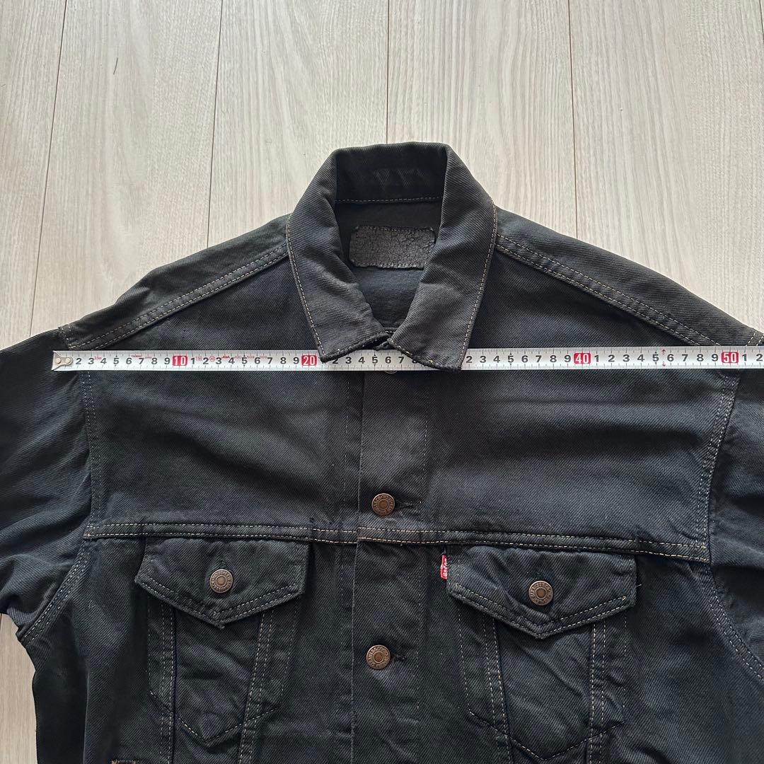 Levi's　70507　ブラックデニムジャケット　USA製　Sサイズ位　90s