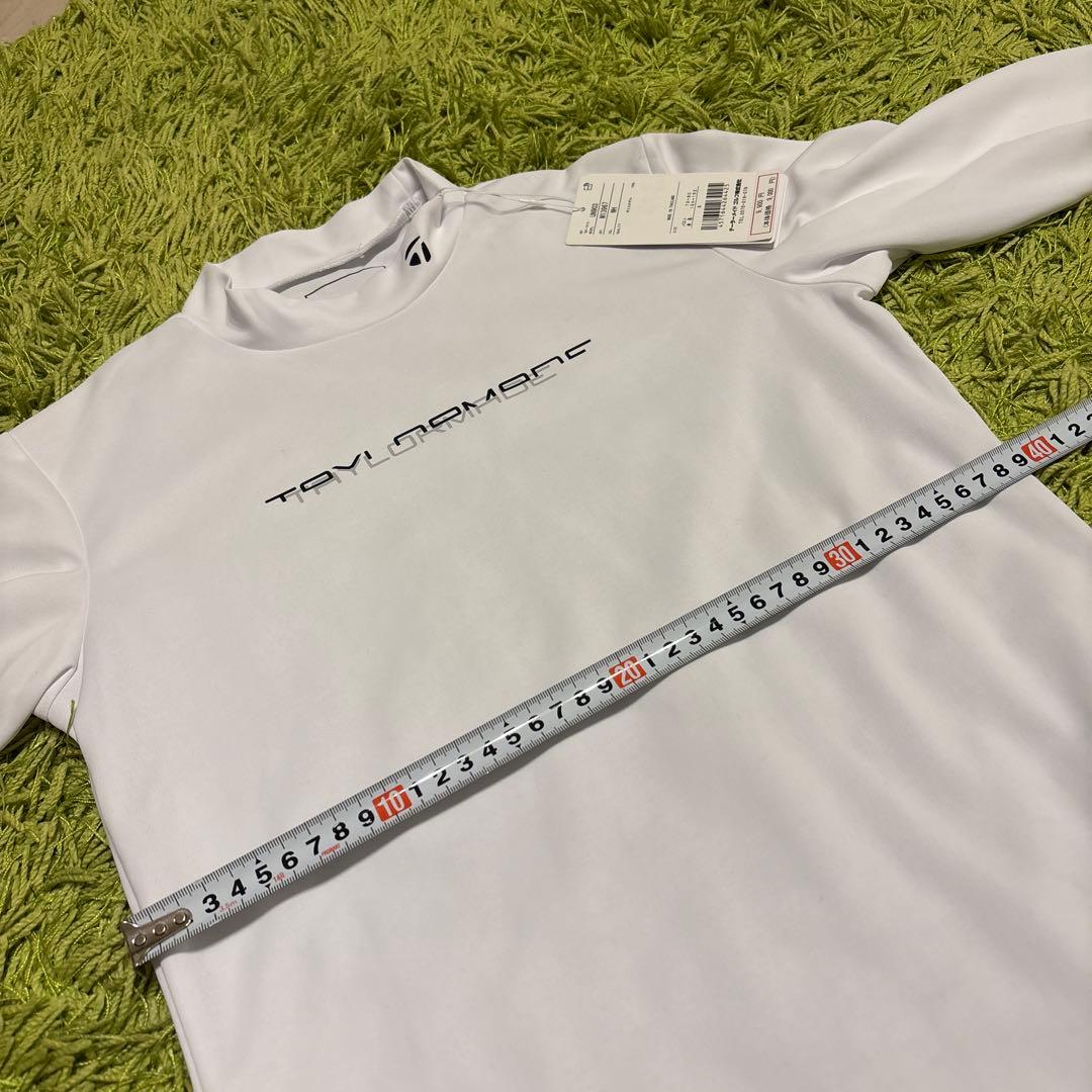 ラスト1点【TaylorMade】S 新品✨春ゴルフ　ロゴモックネック　訳あり