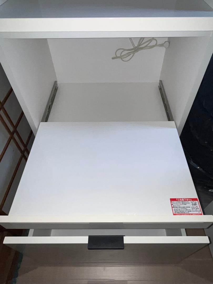 中古【ニトリ　エトナ60RB】東京、神奈川サービス有　レンジボード食器棚レンジ台