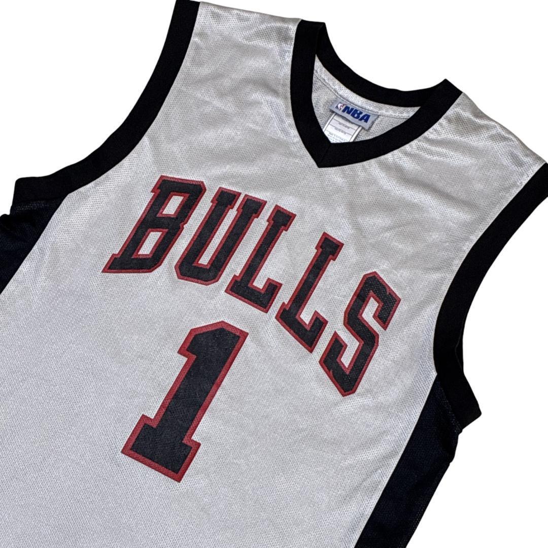 NBA BULLS ブルズ ユニフォーム バスケゲームシャツ 両面プリント M